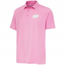 Поло Carolina Hurricanes Antigua White Logo Par 3 - Pink