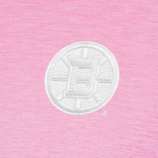 Поло Boston Bruins Antigua White Logo Par 3 - Pink