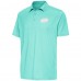 Поло Carolina Hurricanes Antigua White Logo Par 3 - Heather Aqua