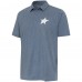 Поло Dallas Stars Antigua White Logo Par 3 - Heather Navy