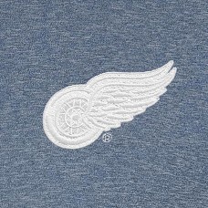 Поло Detroit Red Wings Antigua White Logo Par 3 - Heather Navy
