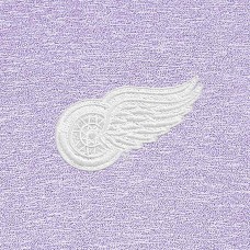Detroit Red Wings Antigua White Logo Hunk Quarter-Zip Pullover - Lavender