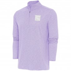 Кофта на короткой молнии New York Rangers Antigua White Logo Hunk - Lavender