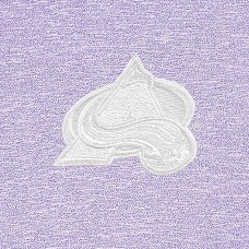 Кофта на короткой молнии Colorado Avalanche Antigua White Logo Hunk - Lavender