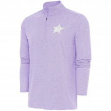 Кофта на короткой молнии Dallas Stars Antigua White Logo Hunk - Lavender