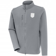 Кофта на молнии Vegas Golden Knights Antigua White Logo Objection - Gray