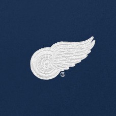 Detroit Red Wings Antigua White Logo Objection Full-Zip Jacket - Navy