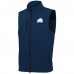 Colorado Avalanche Antigua White Logo Demand Full-Zip Vest - Navy