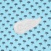 Поло Detroit Red Wings Antigua White Logo Kona - Powder Blue