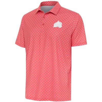 Поло Colorado Avalanche Antigua White Logo Kona - Coral