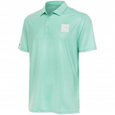 Поло New York Rangers Antigua White Logo Dawdle - Teal