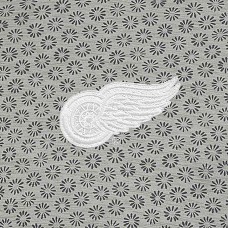 Поло Detroit Red Wings Antigua White Logo Flicker - Heather Gray