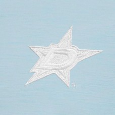 Кофта на короткой молнии Dallas Stars Antigua White Logo Bright - Powder Blue