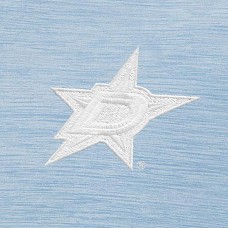 Кофта на короткой молнии Dallas Stars Antigua White Logo Bright - Light Blue