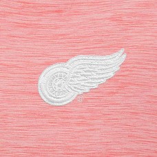 Detroit Red Wings Antigua White Logo Bright Quarter-Zip Pullover - Coral