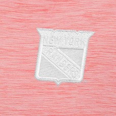 Кофта на короткой молнии New York Rangers Antigua White Logo Bright - Coral