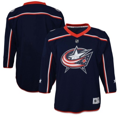 Игровая джерси Columbus Blue Jackets Youth Home Replica - Navy