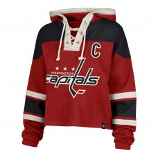 Толстовка Женская Washington Capitals Alexander Ovechkin 47 Red Superior Lacer Cropped