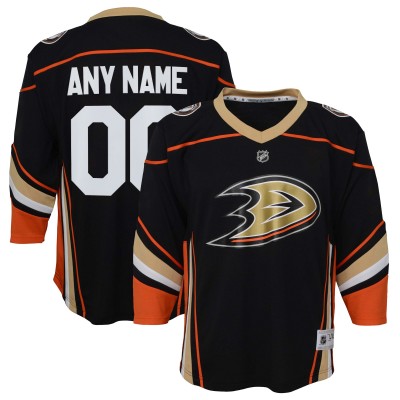 Детская именная джерси Anaheim Ducks Youth Home Replica - Black