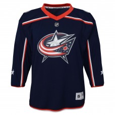 Подростковая Columbus Blue Jackets Navy Home Replica Custom Jersey Подростковая Columbus Blue Jackets Navy Home Replica Custom Jersey