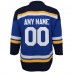 Подростковая St. Louis Blues Blue Home Replica Custom Jersey