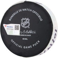 Шайба с игры Adam Fox New York Rangers Autographed Fanatics Authentic from October 19, 2023 vs. Nashville Predators Шайба с игры Adam Fox New York Rangers Autographed Fanatics Authentic from October 19, 2023 vs. Nashville Predators