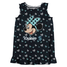Girls Infant Seattle Kraken Deep Sea Blue 2-Piece Minnie Mouse’s Bow Tank Top & Bloomers Set