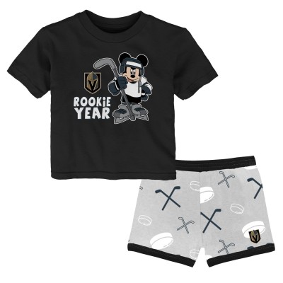 Футболка и шорты Toddler Vegas Golden Knights Disney Rookie Year