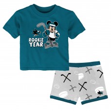 Футболка и шорты Toddler San Jose Sharks Disney Rookie Year