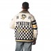 Unisex Pittsburgh Penguins The Wild Collective Cream Jacquard Full-Zip Sweater