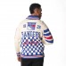 Unisex New York Rangers The Wild Collective Cream Jacquard Full-Zip Sweater
