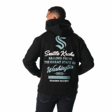 Unisex Seattle Kraken The Wild Collective Black Pullover Hoodie