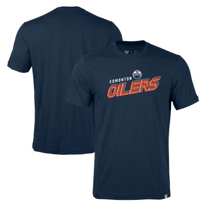 Футболка Edmonton Oilers Levelwear Thrive Premier 2.0 Tri-Blend - Navy