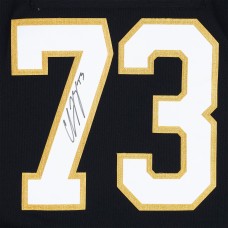 Игровая джерси Charlie McAvoy Boston Bruins Autographed Fanatics Authentic Black adidas Authentic with 100th Anniversary Patch