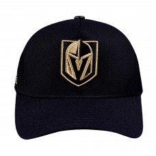 Бейсболка Vegas Golden Knights Pro Standard Black Metallic Logo Pinch Front