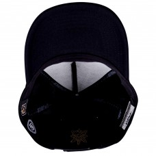 Бейсболка Vegas Golden Knights Pro Standard Black Metallic Logo Pinch Front