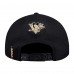 Бейсболка Pittsburgh Penguins Pro Standard Black Metallic Logo Pinch Front