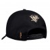 Бейсболка Pittsburgh Penguins Pro Standard Black Metallic Logo Pinch Front