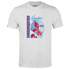 Футболка Quebec Nordiques Levelwear White Retro Richmond Netminder
