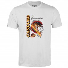 Vancouver Canucks Levelwear White Retro Richmond Netminder T-Shirt