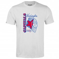 Washington Capitals Levelwear White Retro Richmond Netminder T-Shirt