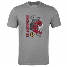 Футболка Chicago Blackhawks Levelwear Retro Richmond Netminder - Gray