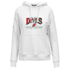 Женская толстовка New Jersey Devils Levelwear White Retro Adorn Spellout