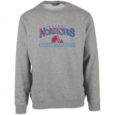 Кофта Quebec Nordiques Levelwear Heather Gray Retro Zane
