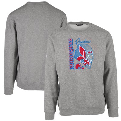 Кофта Quebec Nordiques Levelwear Heather Gray Retro Zane Netminder