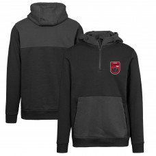 Толстовка на короткой молнии Chicago Blackhawks Levelwear Retro Chicane - Black