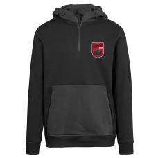 Толстовка на короткой молнии Chicago Blackhawks Levelwear Retro Chicane - Black