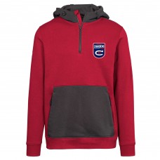 Толстовка Montreal Canadiens Levelwear Retro Chicane Quarter-Zip - Red