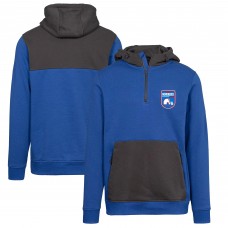 Толстовка Quebec Nordiques Levelwear Royal Retro Chicane Quarter-Zip