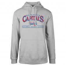 Толстовка Washington Capitals Levelwear Retro Podium Spellout - Gray